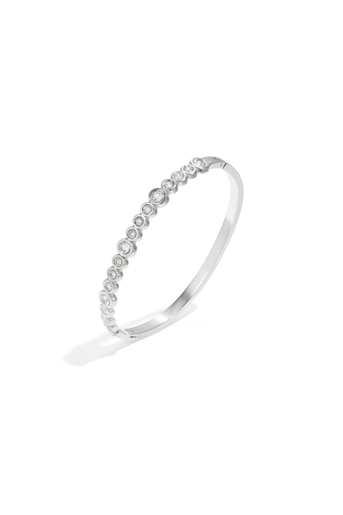 Stainless Steel Bangles Polka Dots Casual Daily Simple Series Women's jewelry