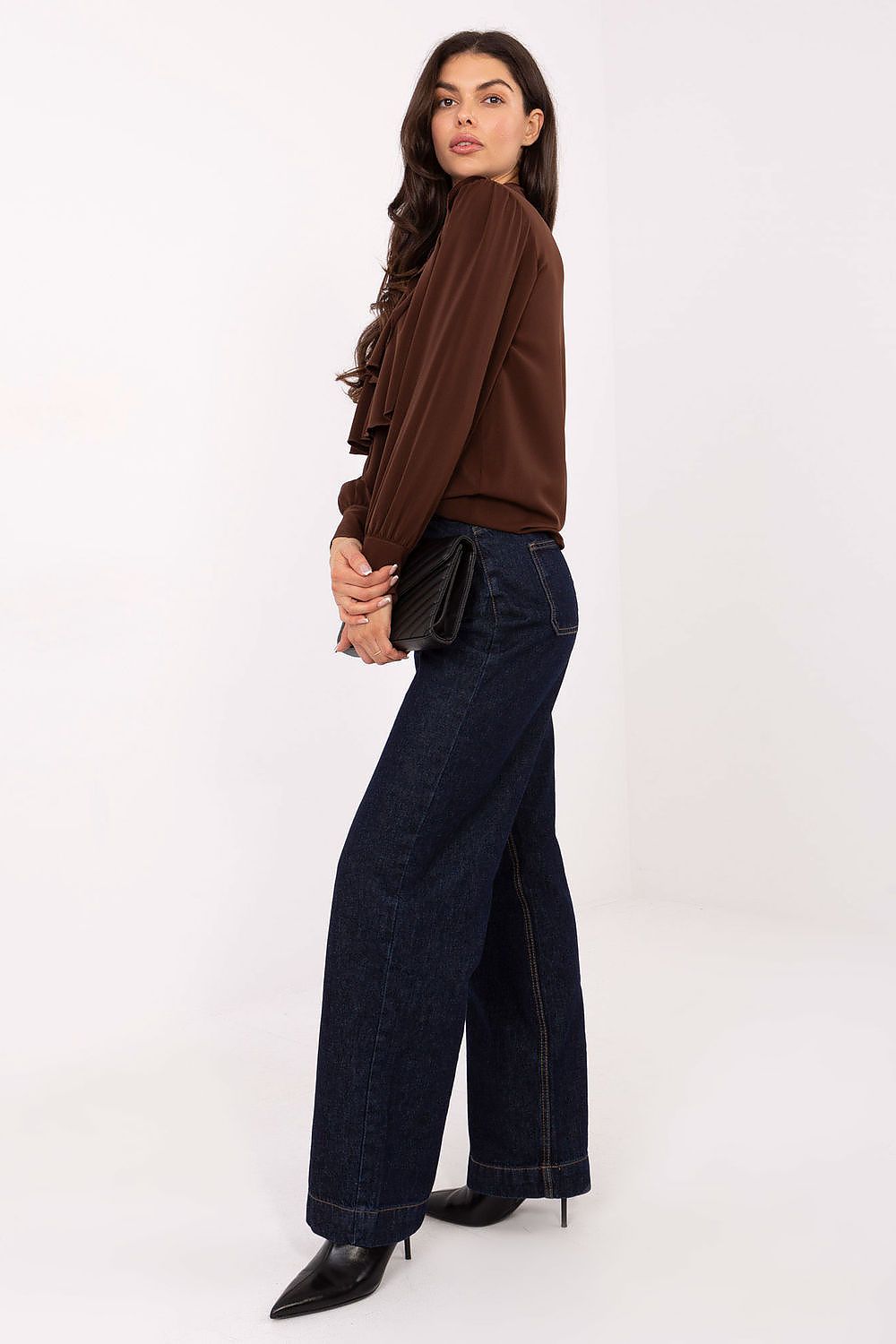 Overhemd met lange mouwen model 220563 Rue Paris