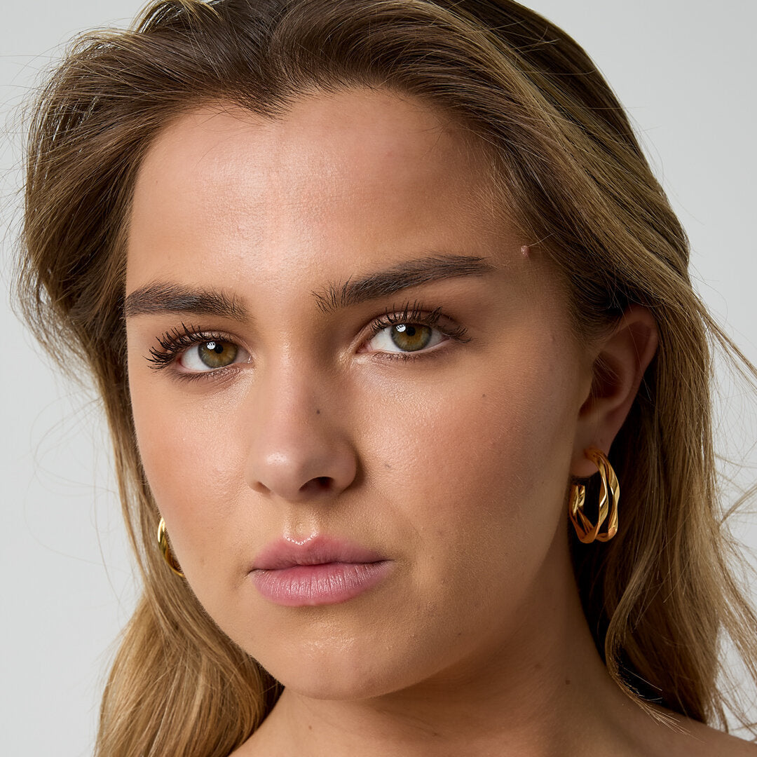 Stylish Stainless Steel Hoop Earrings for Women