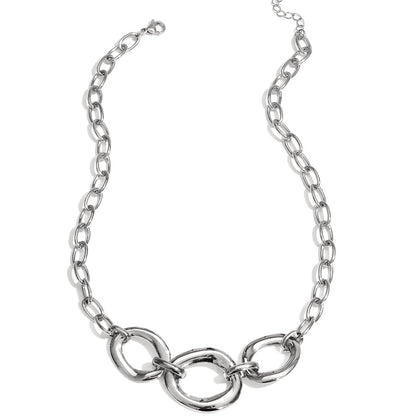 Ketting met ronde statement stukken