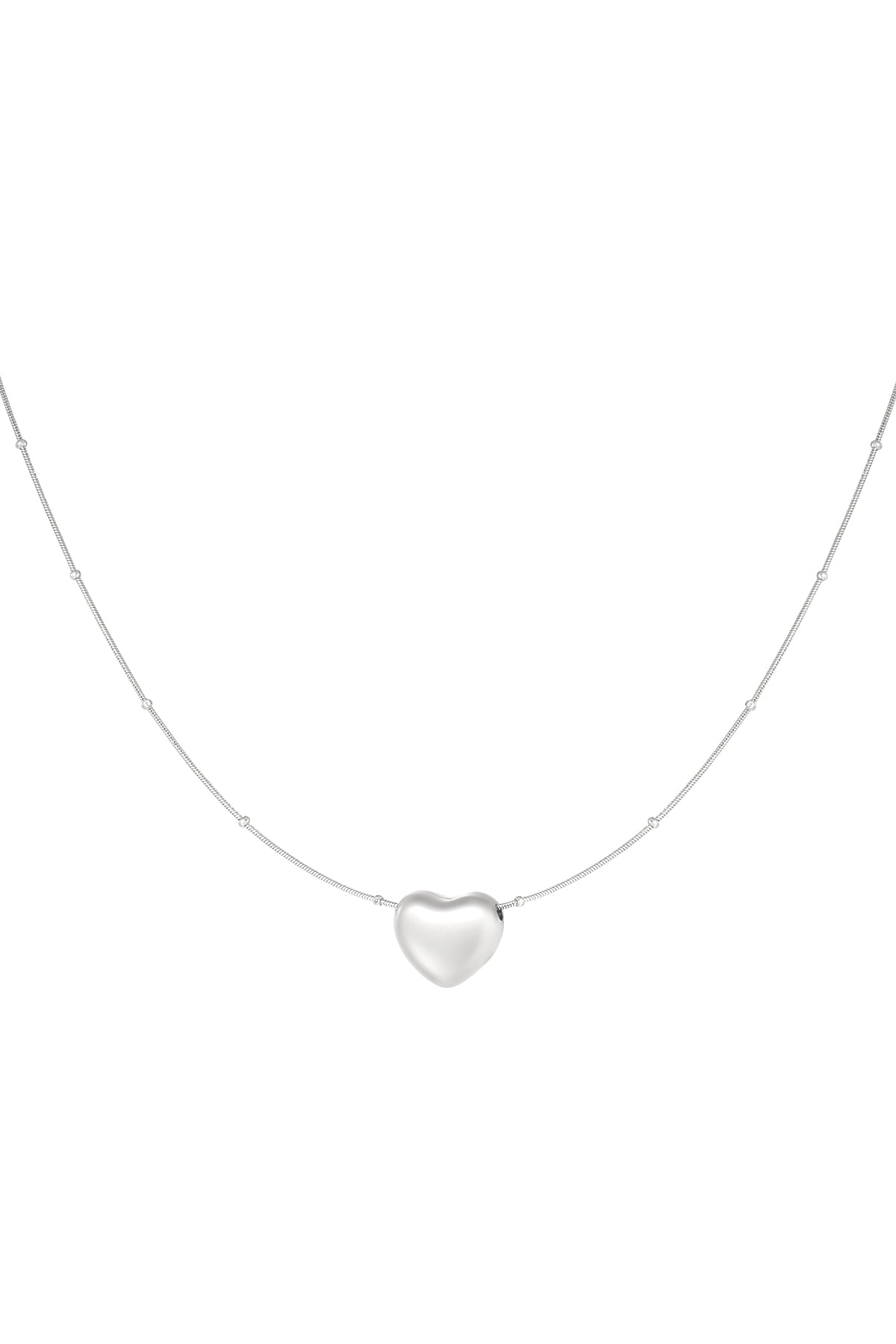 soft heart necklace