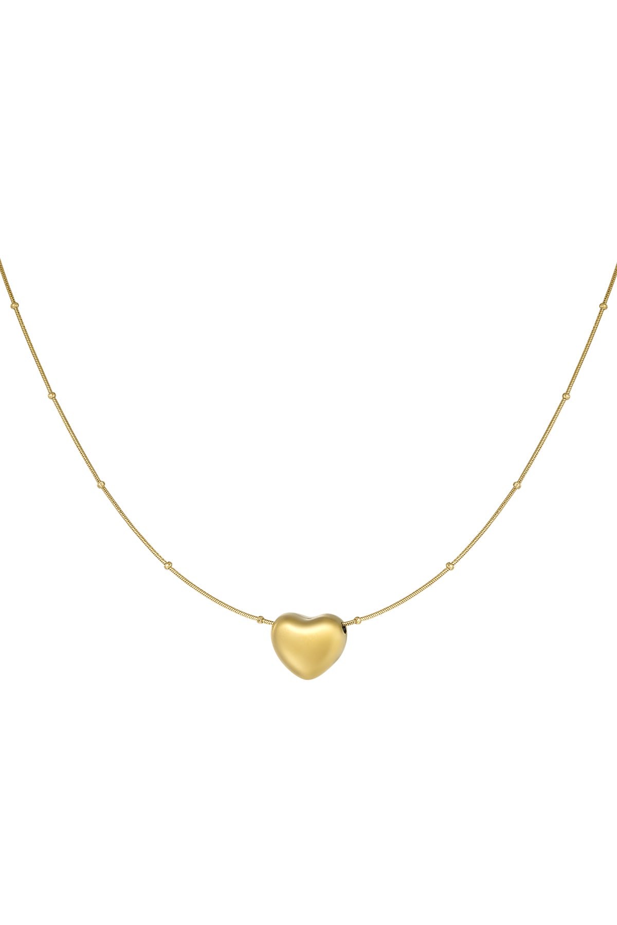 soft heart necklace