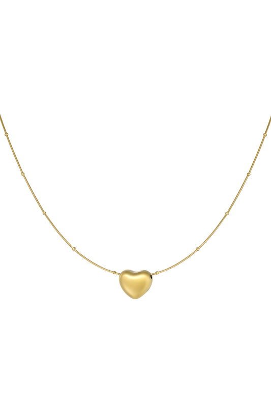 soft heart necklace