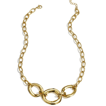 Ketting met ronde statement stukken