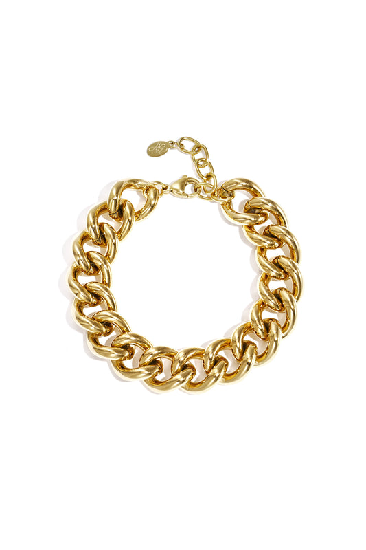 Statement schakelarmband
