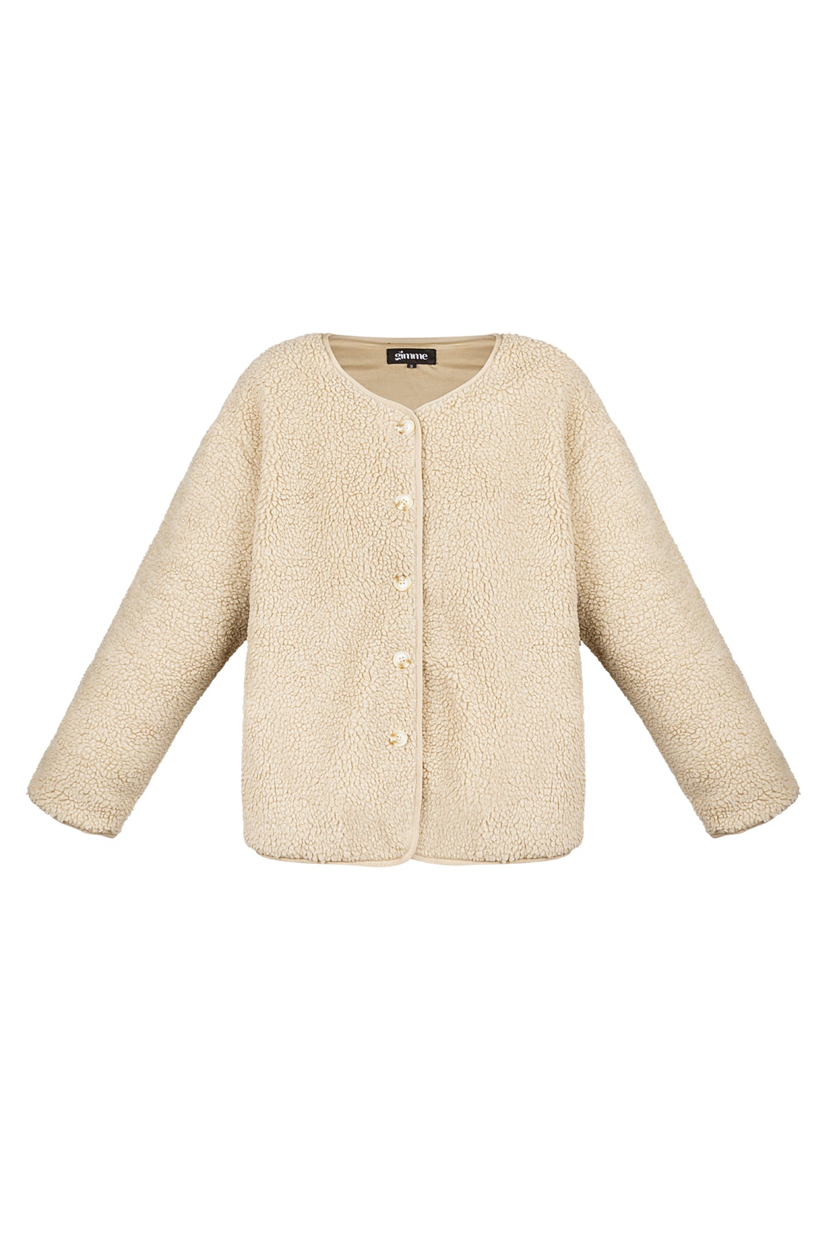 Woven Polyester Fiber Women's Cardigan Casual Solid Color Fall/Winter