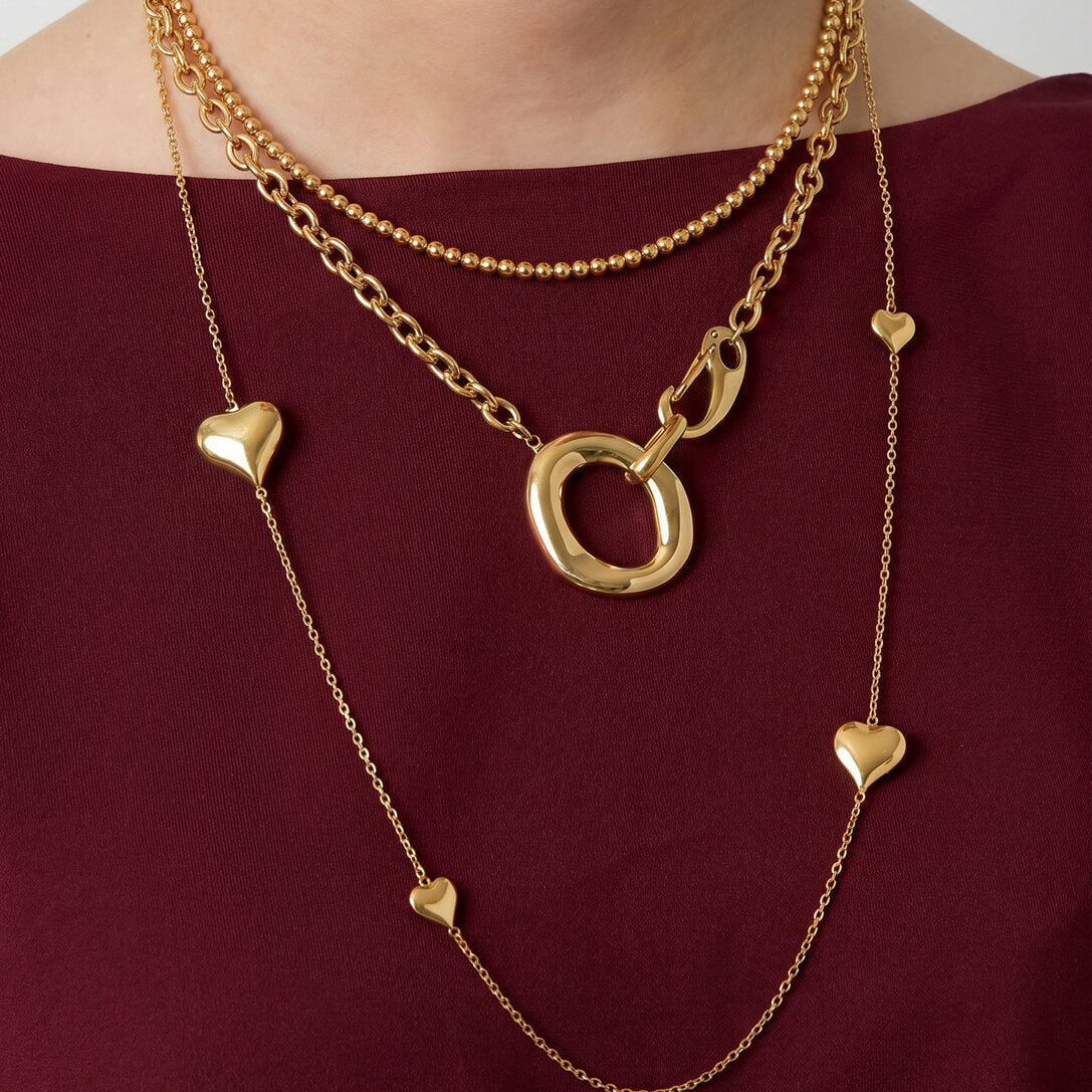 Elegant Circle Pendant Necklace - Timeless Style for Everyday Wear