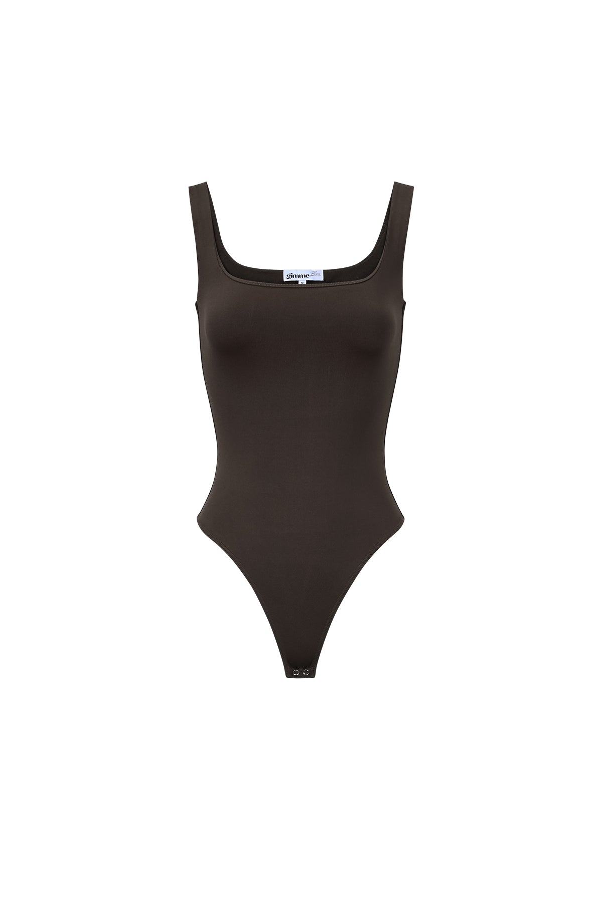 Knitted Nylon Shapewear Bodysuit Basic Solid Color