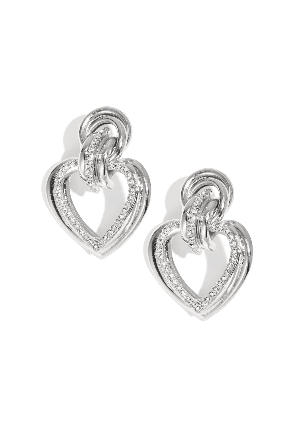 Iron Drop Earrings Heart Elegant Christmas Luxurious Series Women's jewelry