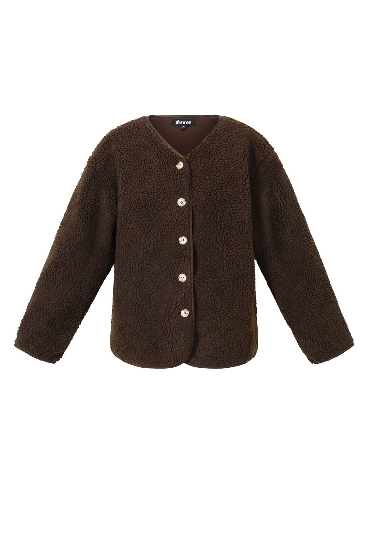 Woven Polyester Fiber Women's Cardigan Casual Solid Color Fall/Winter