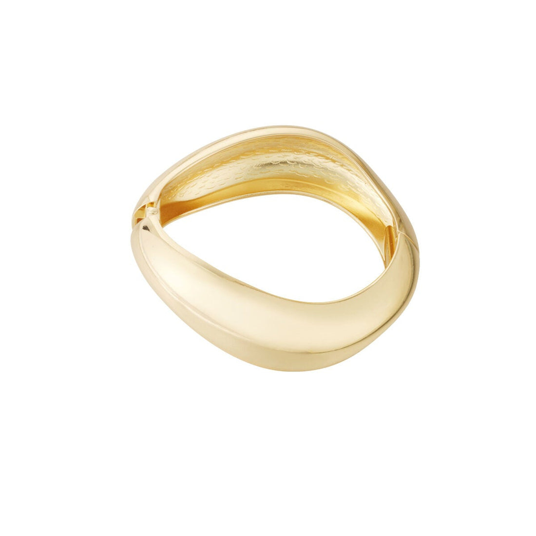 Elegant Gold Irregular Shaped Bangle for Women